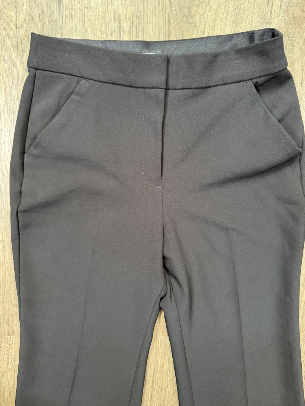 Express Editor High Rise Flare Trouser Black 2 Long - Picture 10 of 15